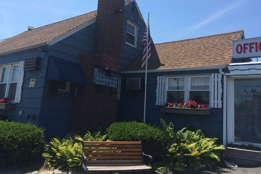 exterior of Mayflower Motel office